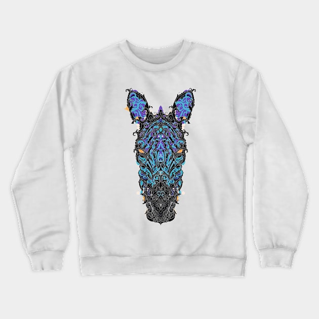 Zebra Crewneck Sweatshirt by yoaz